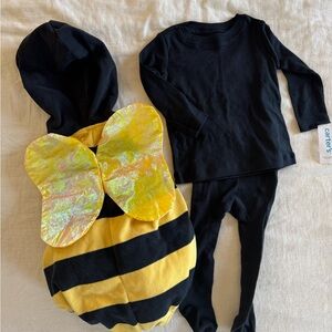 Carter's Black & Yellow Bumble Bee Halloween Costume 18 month